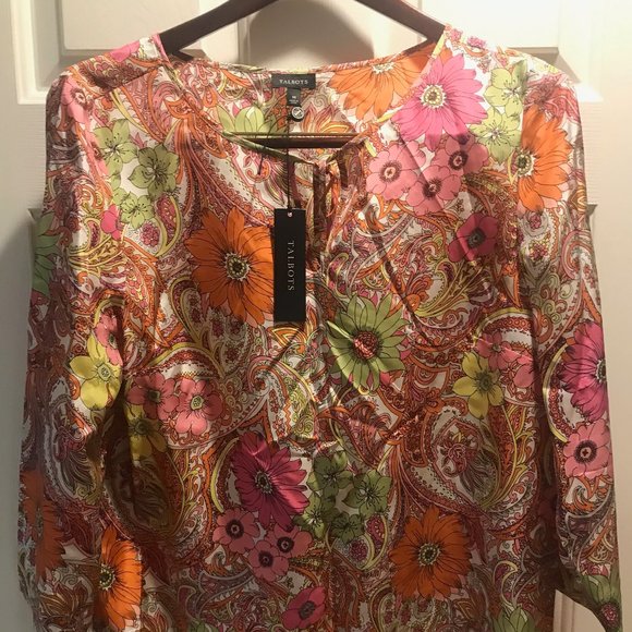 Talbots silk top - Picture 1 of 1